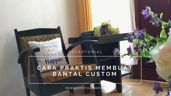 Cara Praktis Membuat Bantal Custom