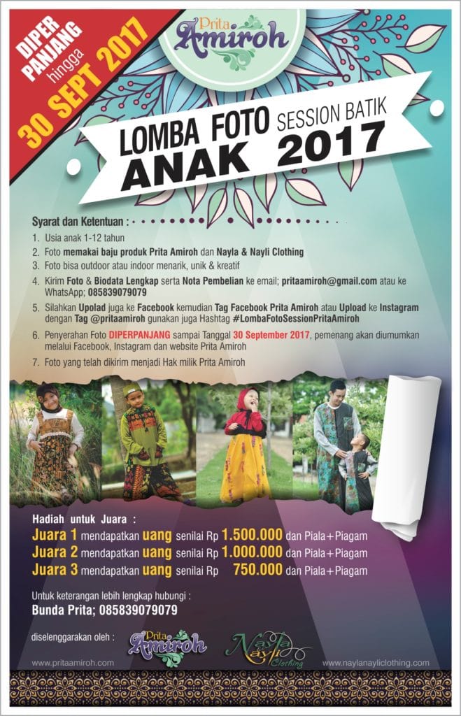 busana muslim batik anak