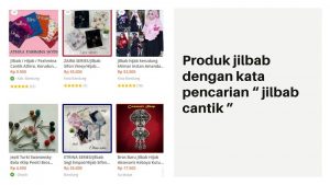 Produk jilbab dengan kata pencarian “ jilbab cantik ”