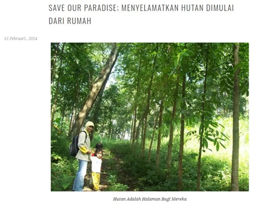 Save our paradise lomba blogging