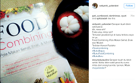 Buku food combining dan kamera ASUS