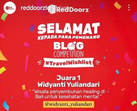 pemenang reddoorz 2021