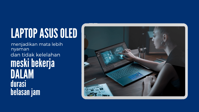 ASUS OLED mereduksi radiasi warna biru