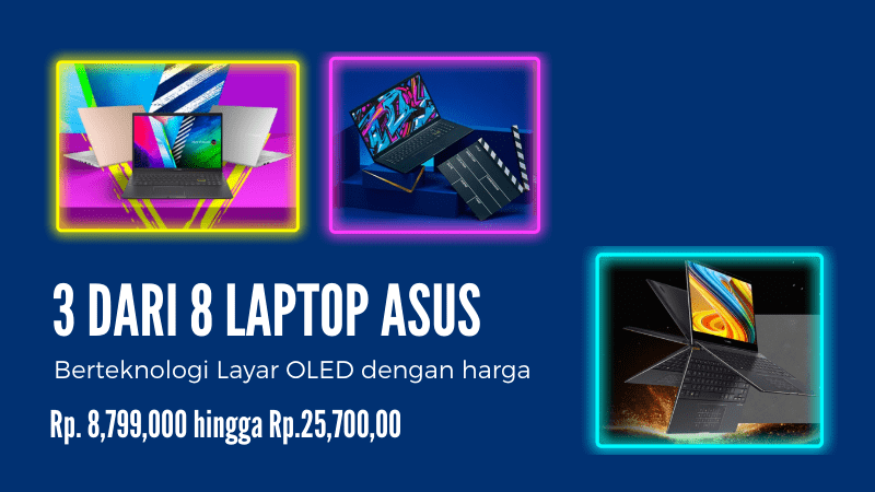 Laptop ASUS berteknologi layar OLED