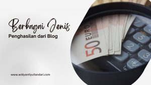 jenis penghasilan dari blog